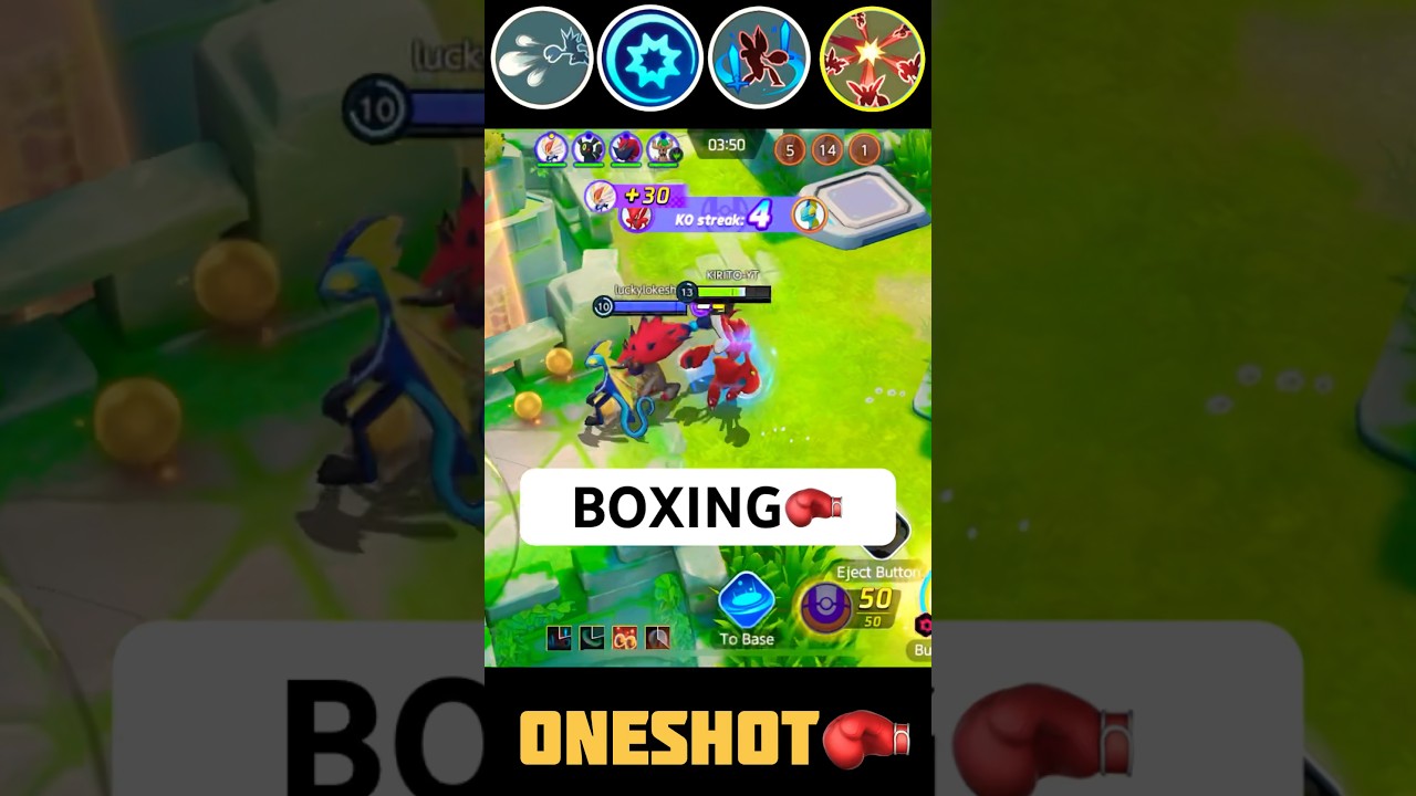 1VS4 😤SCIZOR NEW ONESHOT BUILD COMBO (BULLET PUNCH + SWORDS DANCE) ~ POKEMON UNITE #pokemonunite