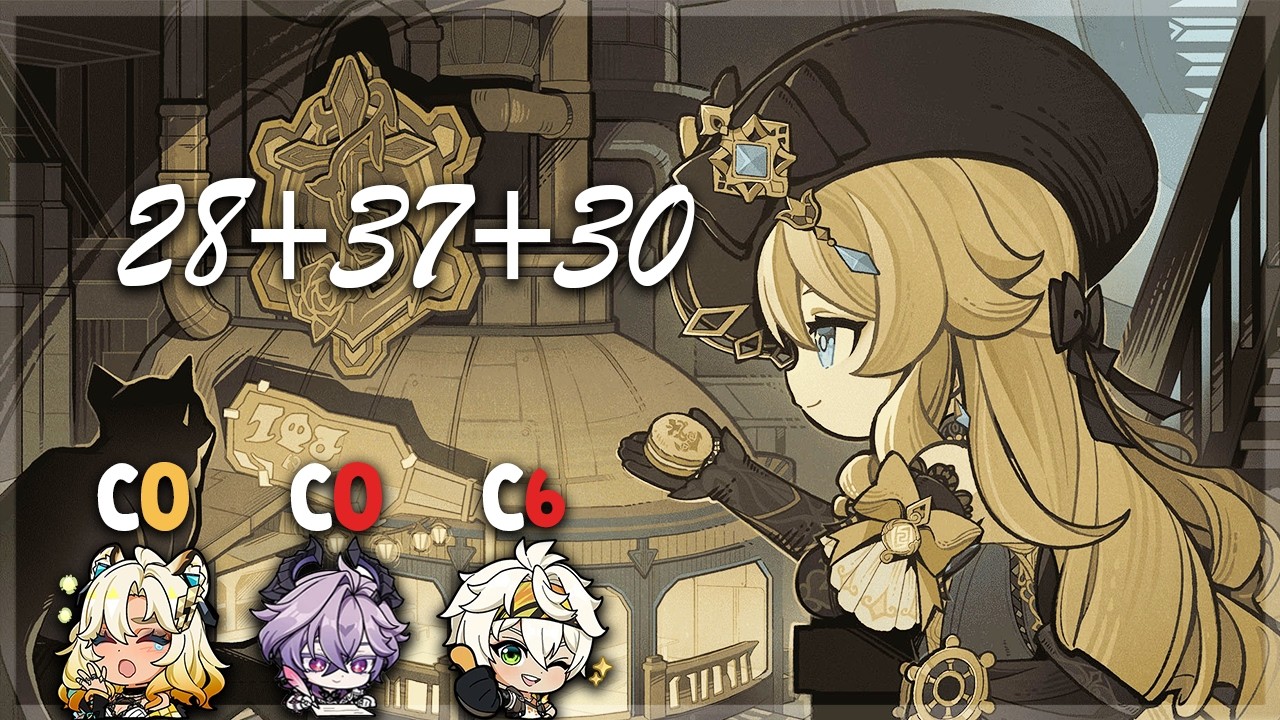C0 Navia Top Half Continuous Speedrun 95sec | 6.3A Spiral Abyss