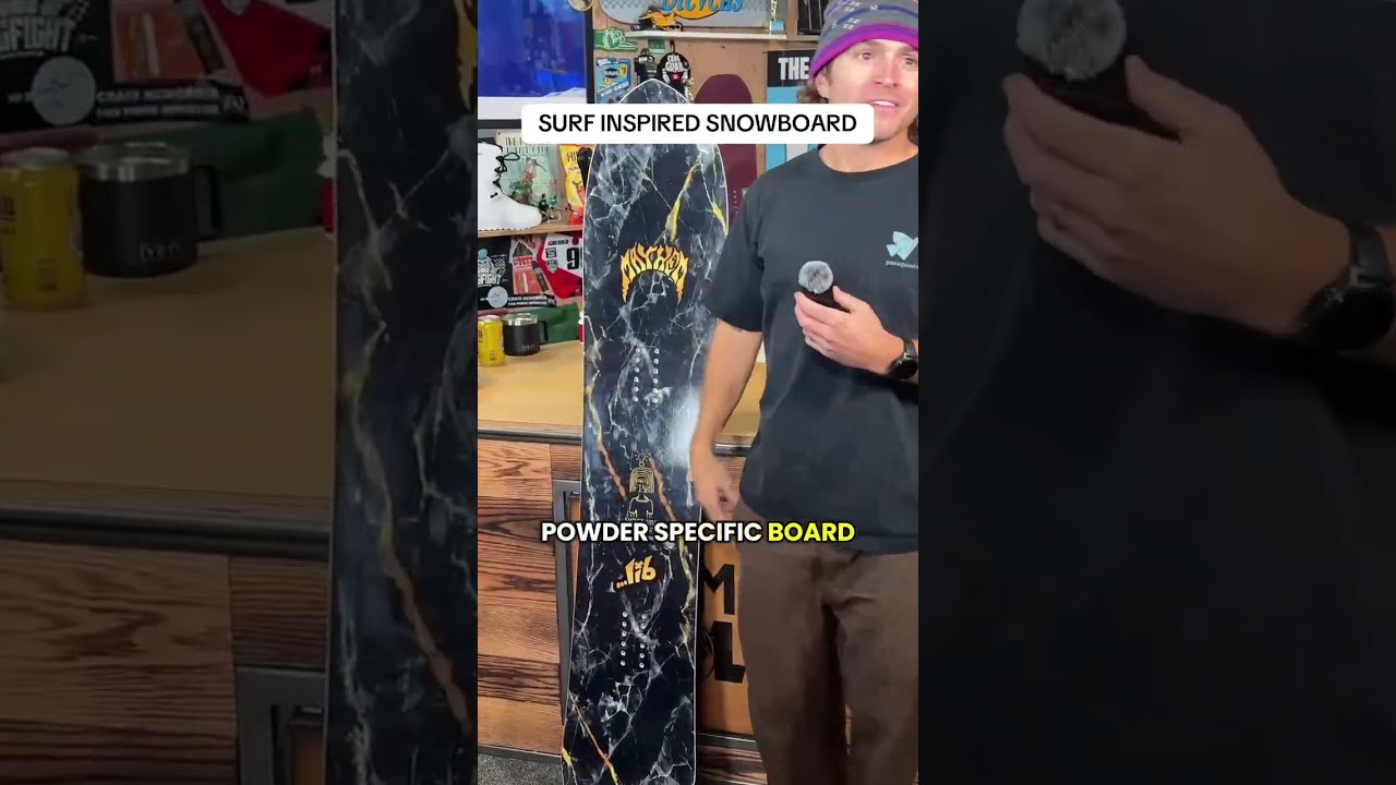 @AustenSweetin's signature Lib Tech Mayhem snowboard
