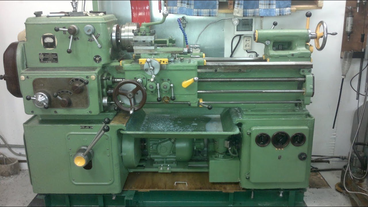 Обзор токарного станка 1А616 Lathe overview #lathe #machine