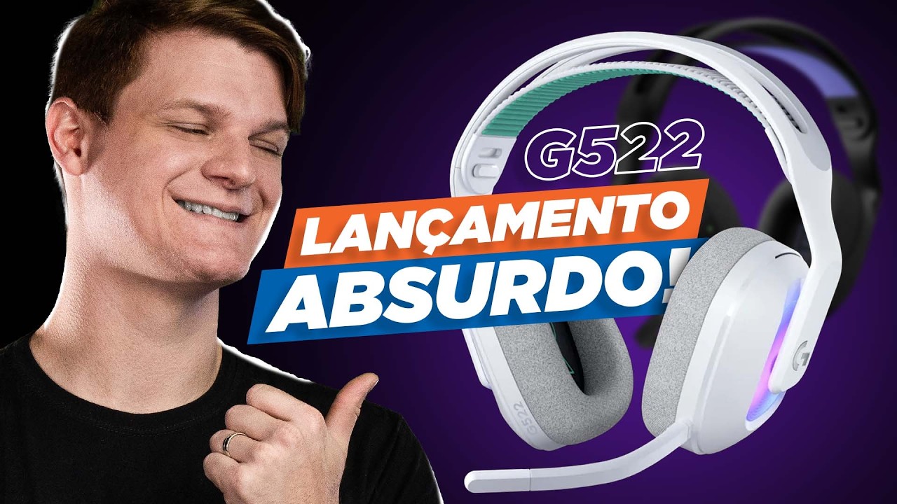 MELHOR HEADSET GAMER de 2025? Review do NOVO Logitech G522!