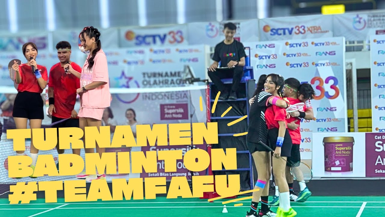 VLOG TURNAMEN BADMINTON #TEAMFAFU