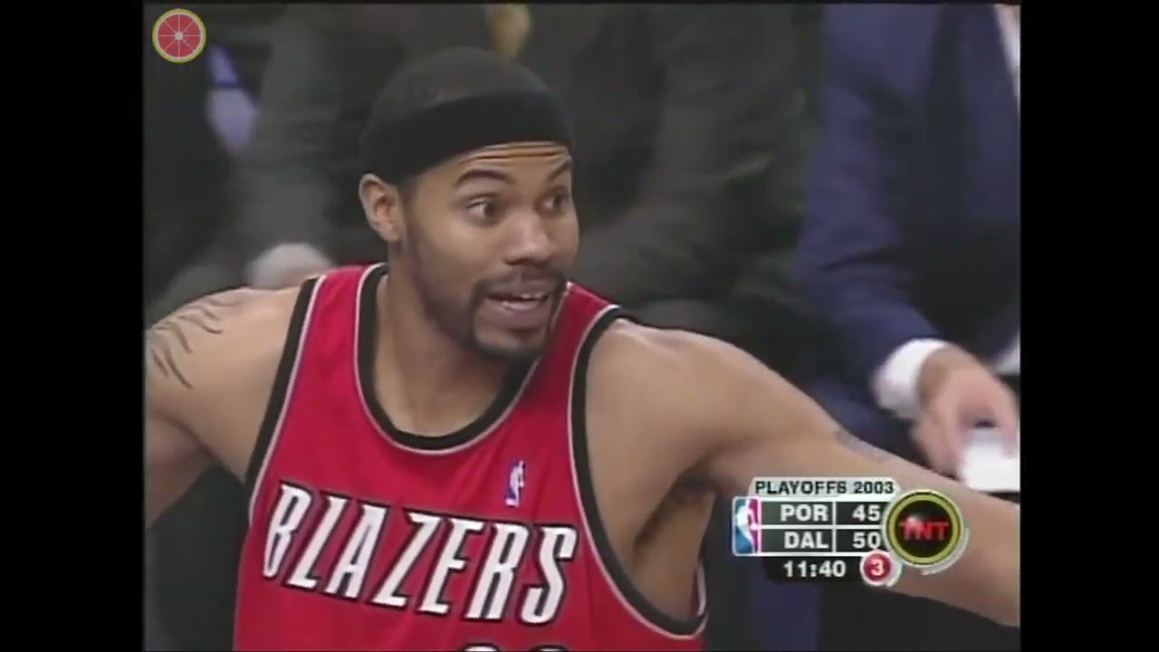 Throwback NBA Playoffs WCFR 2003.4.30 Portland Trail Blazers at Dallas Mavericks G5 FHD