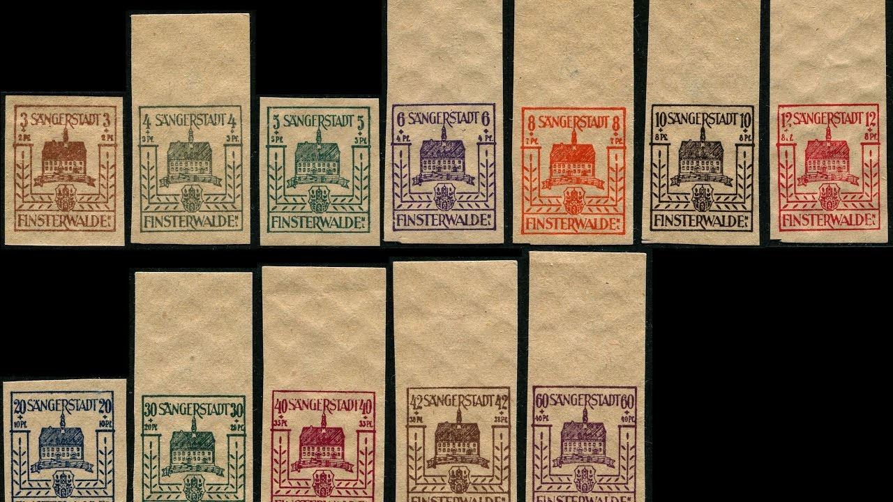 Die Briefmarken Lokalausgaben der Nachkriegszeit