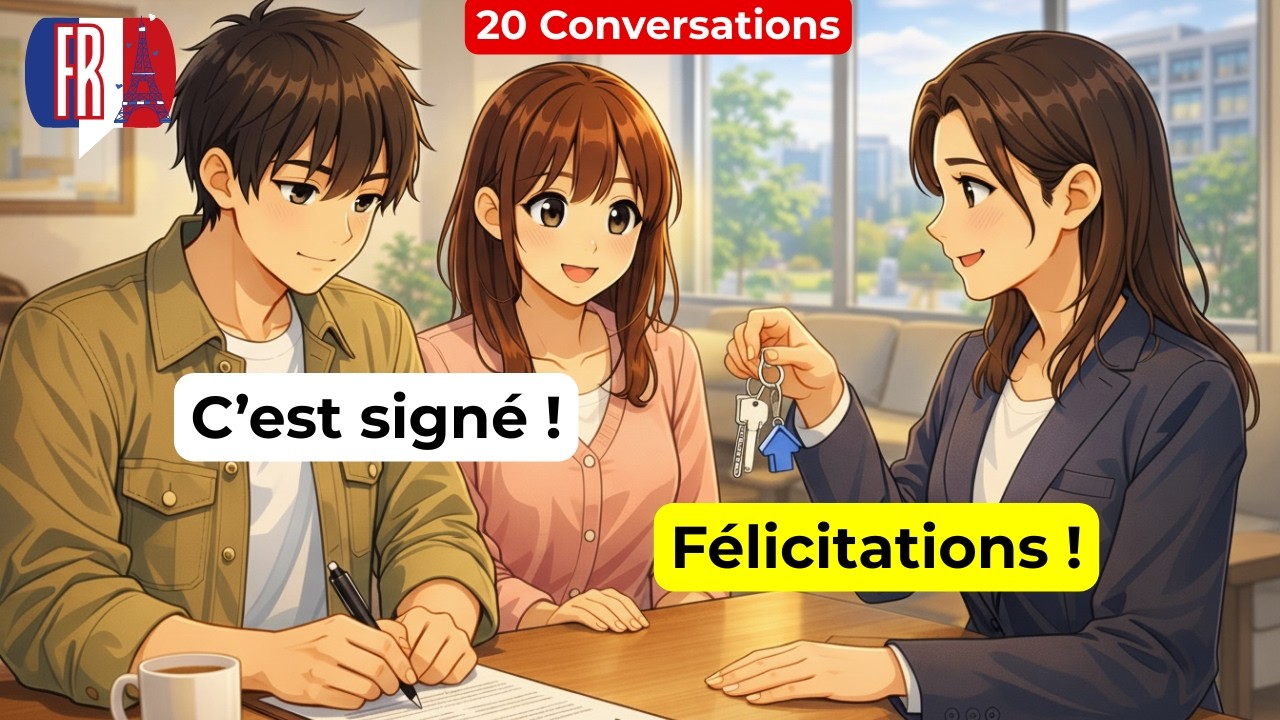 25 Minutes of Real French Conversations | Apartment Hunting from Viewing to Moving In