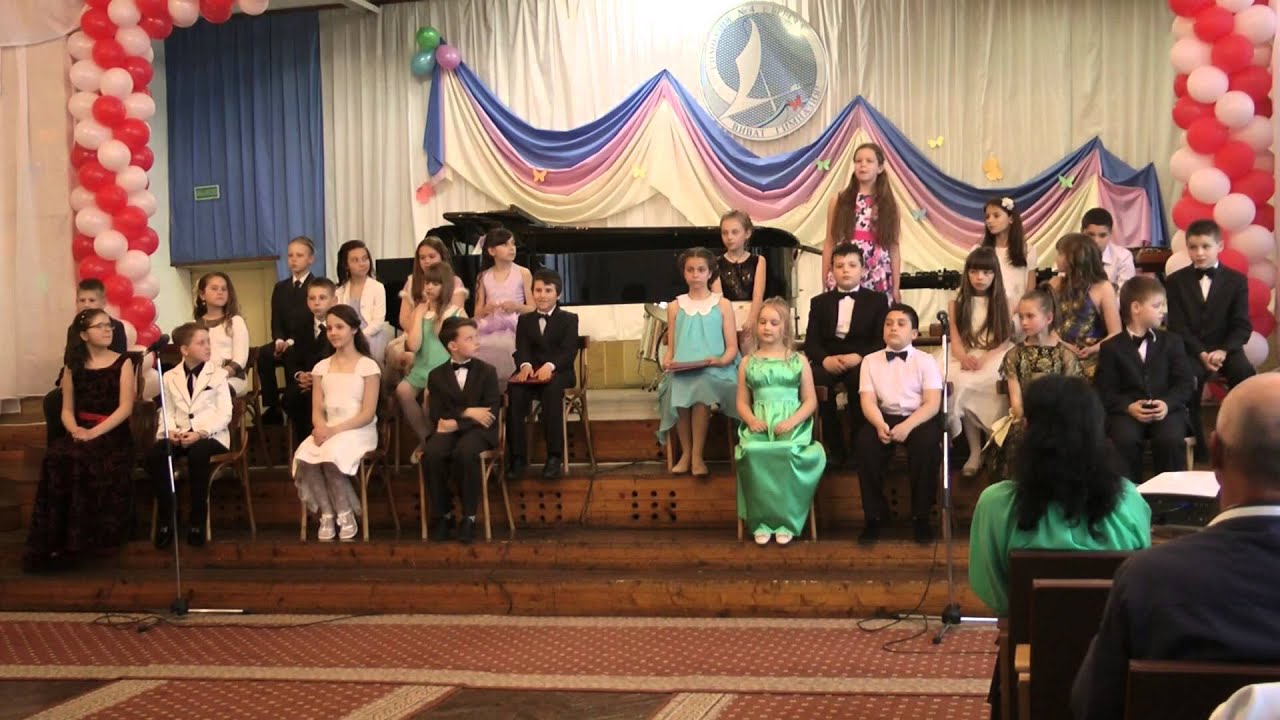 Выпускной концерт 4А 2015 ч 1