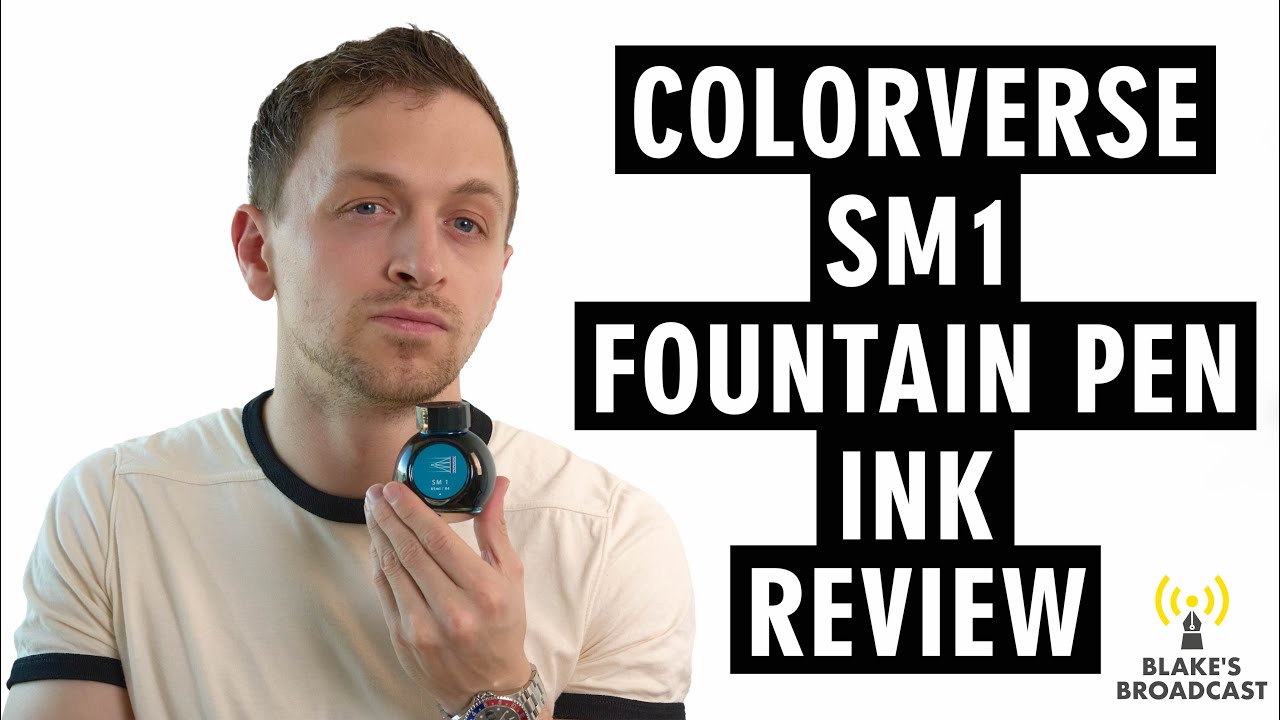 Обзор чернил для перьевой ручки Colorverse SM1 4K
