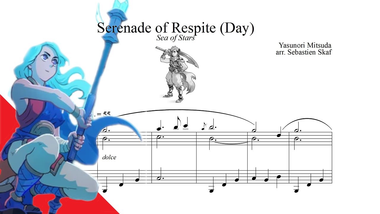 Coral Cascades  (Serenade of Respite)  |  Sea of Stars Piano cover