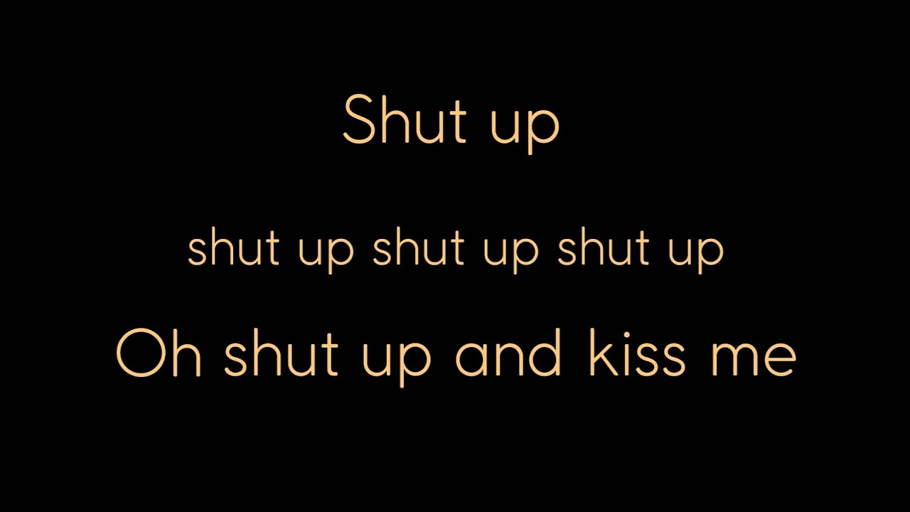 Marianas Trench - Shut Up And Kiss Me (Lyrics)