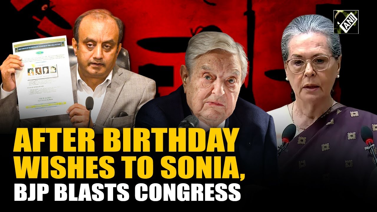 After birthday wishes to Sonia Gandhi, BJP’s Sudhanshu Trivedi blasts Congress on George Soros issue
