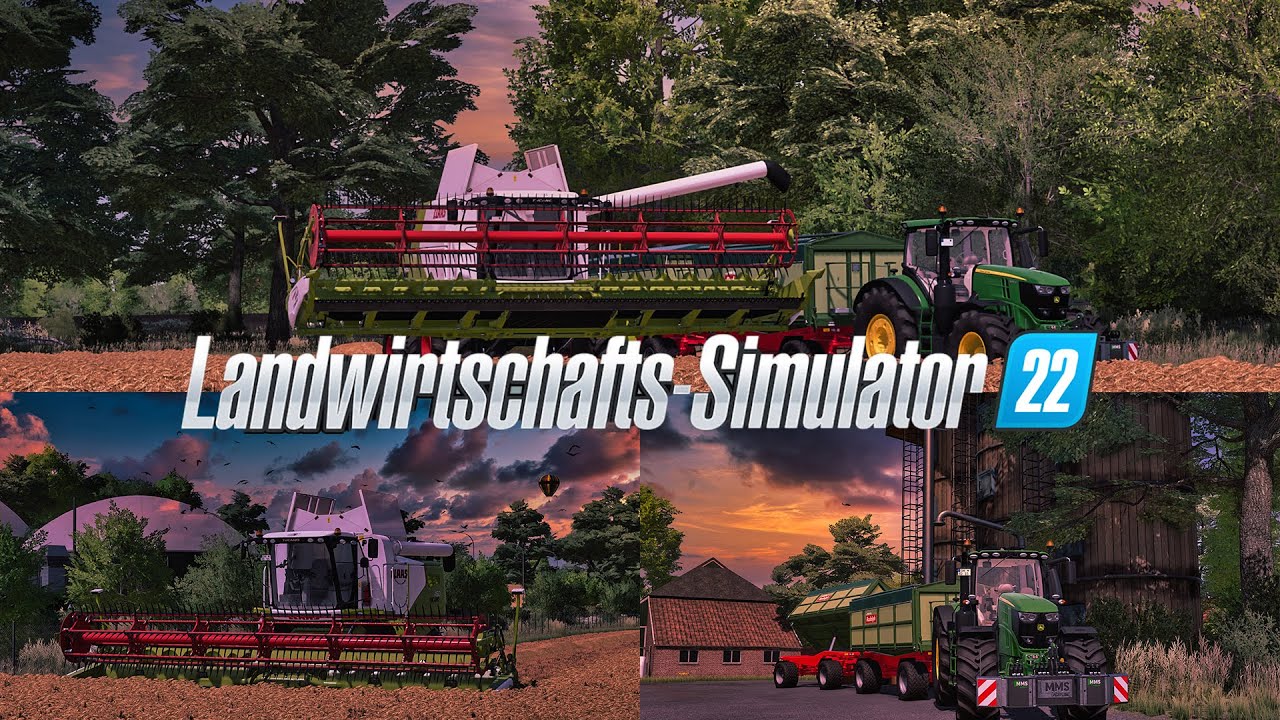 LS22/FS22-Timelapse | Ostseeküste 22 #1 | Gerste ernte mit Claas Tucano 450 | Thorben