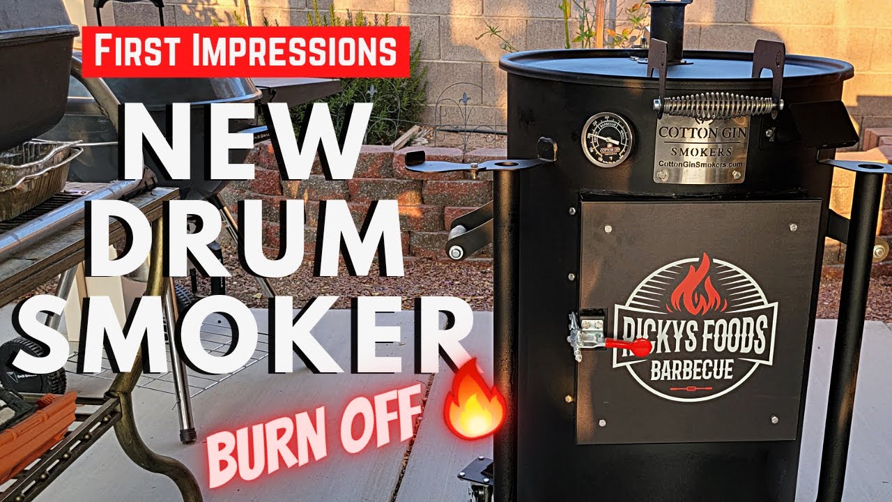 Is The Cottongin Smoker The Best Drum Smoker Of 2021? | First Impressions and Burn Off
