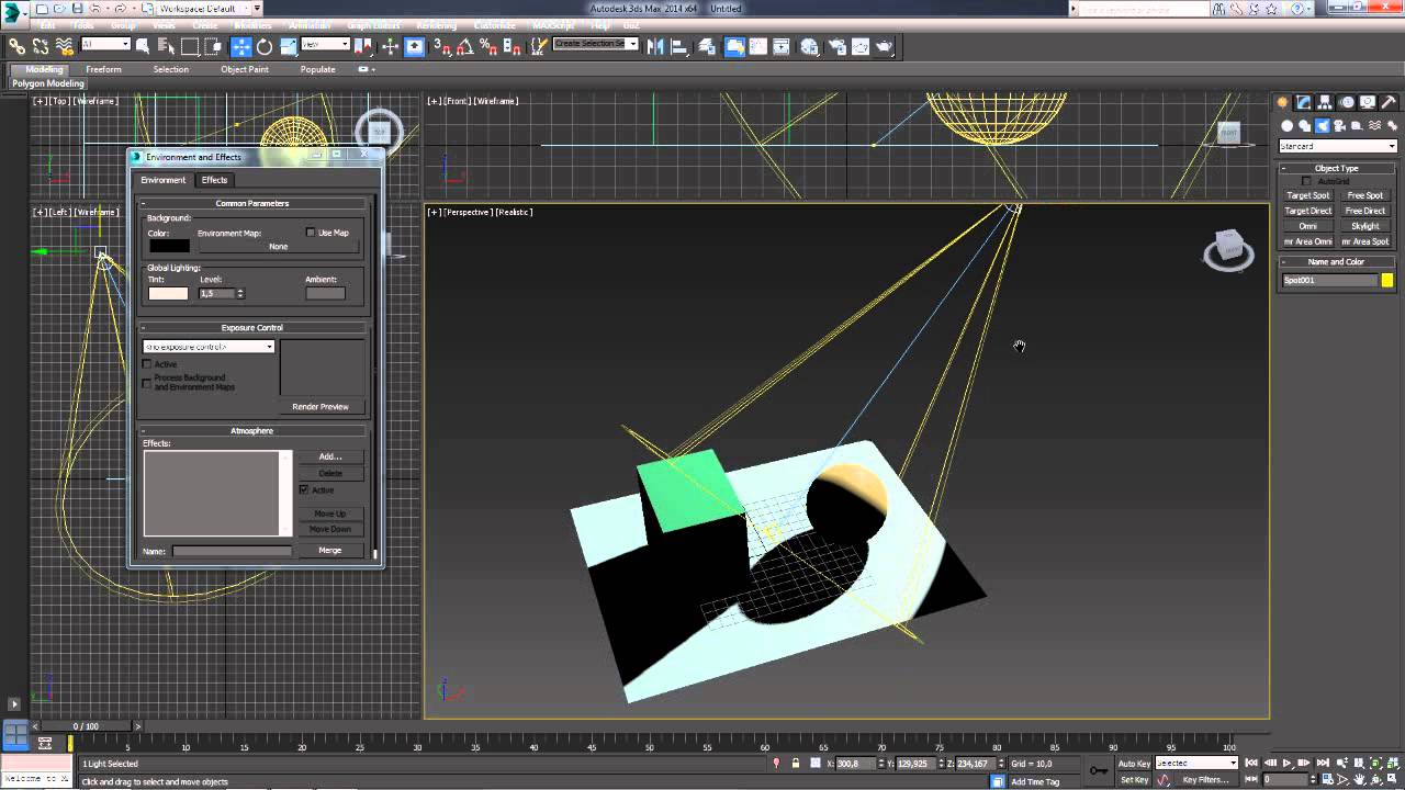 3D Max. Урок №37. Глобальное освещение.