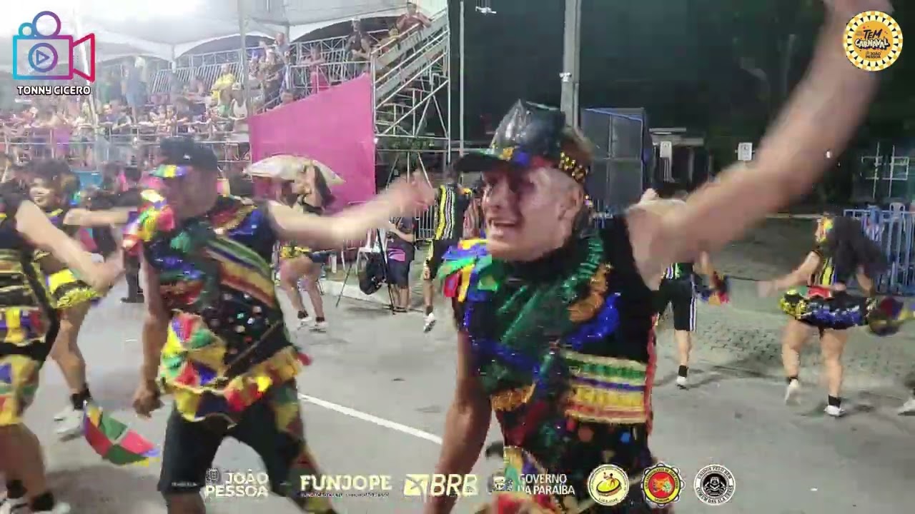 🎭 Carnaval de João Pessoa 2025 Desfile Oficial Clube de Frevo Bandeirantes da Torre 🎶
