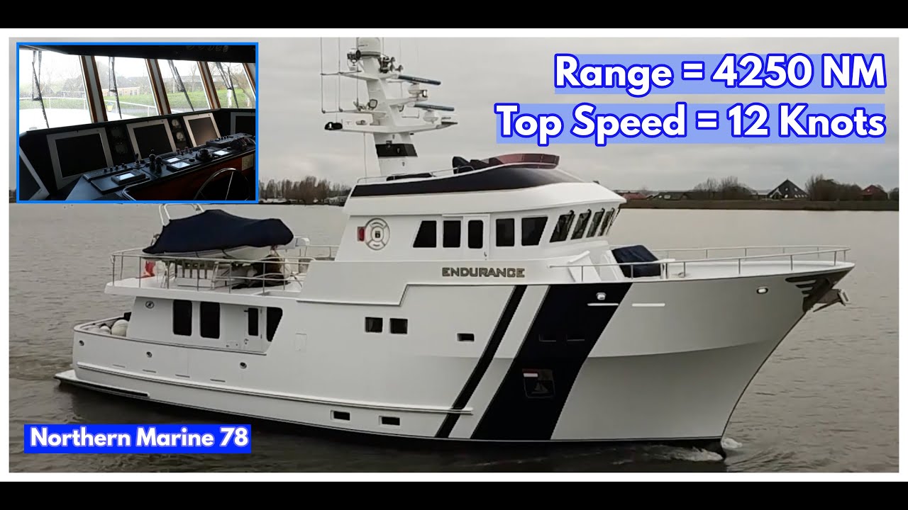 &euro;1.4M LONG RANGE Explorer Yacht NORTHERN MARINE 78