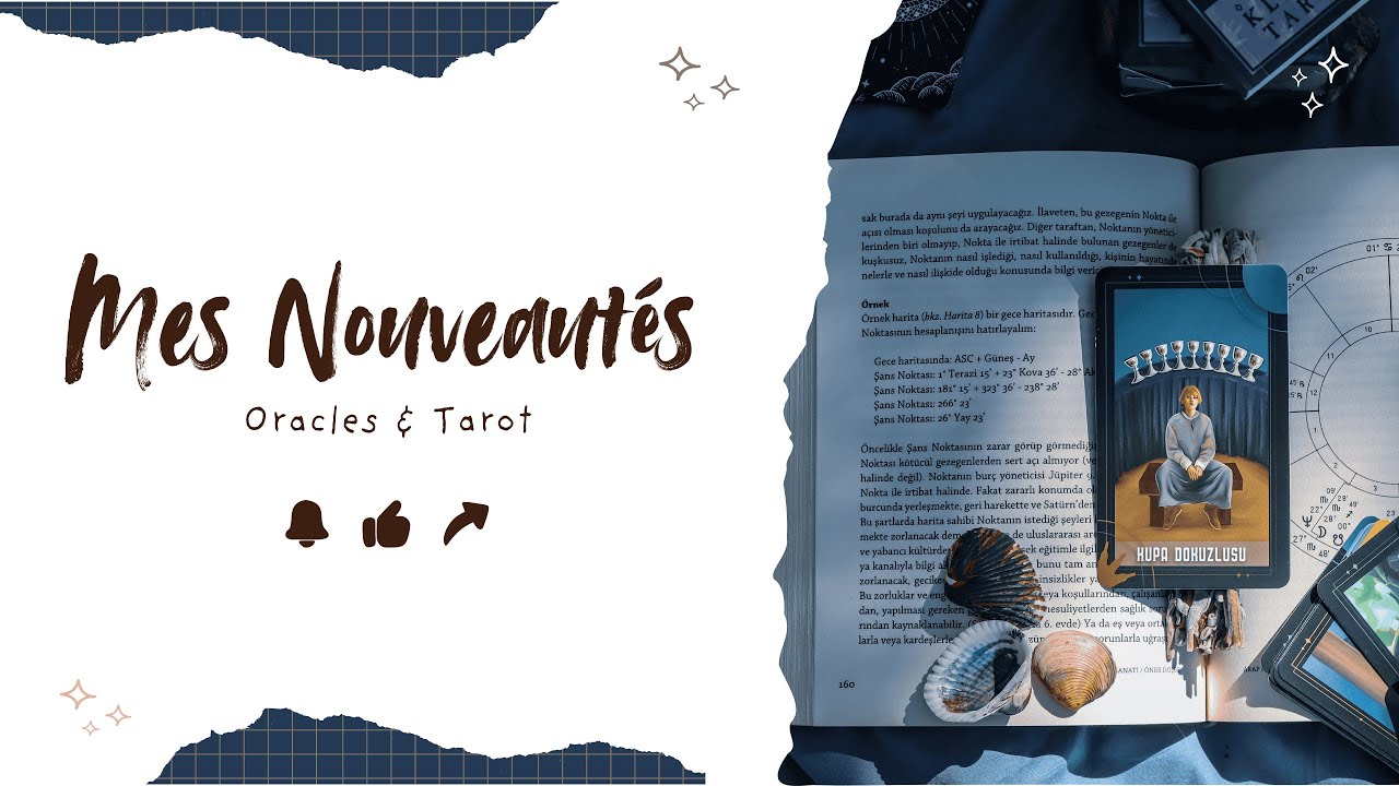 Mes Nouveautés Oracles et Tarot ‐ Vlog