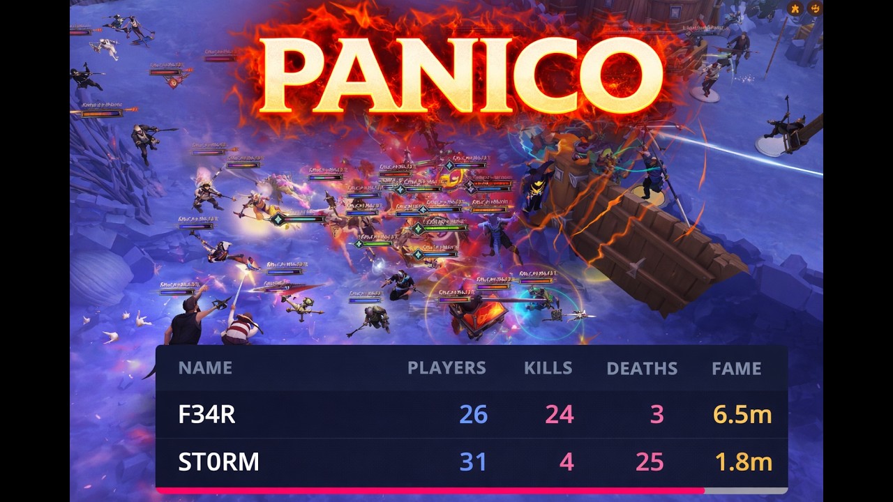 PANICO (6%) vs Skog (11%) | BMS POV | Albion Online ZvZ