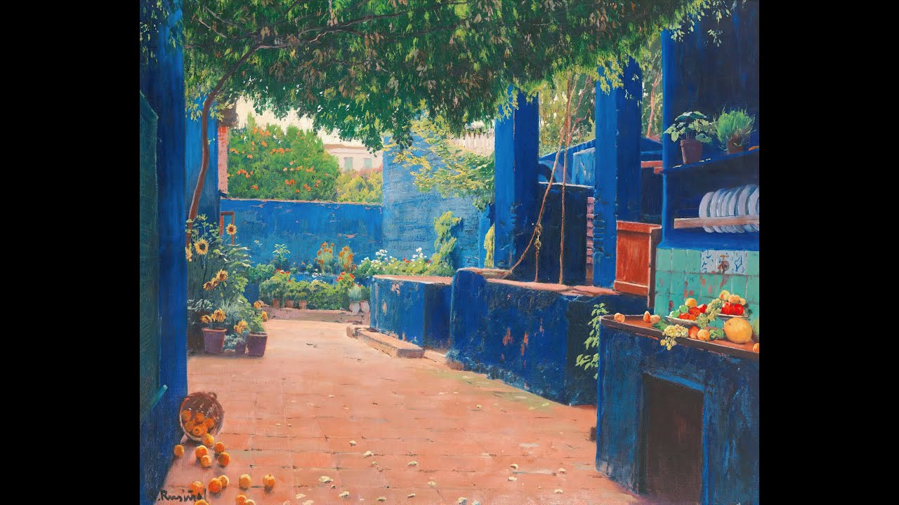 Santiago Rusiñol (1861-1931) - A Spanish painter, poet, journalist, collector and playwright.