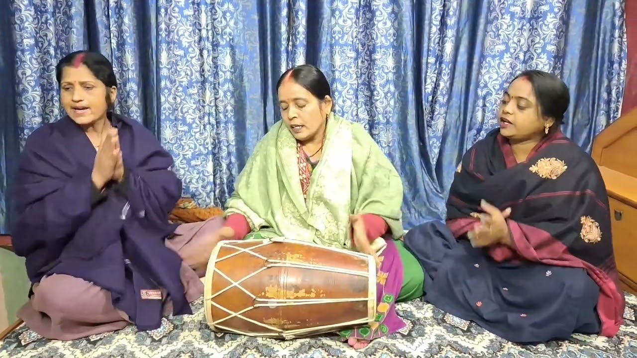 Aangane mein dhol hi bajee kirtan ka bahana hhh❤️🥰