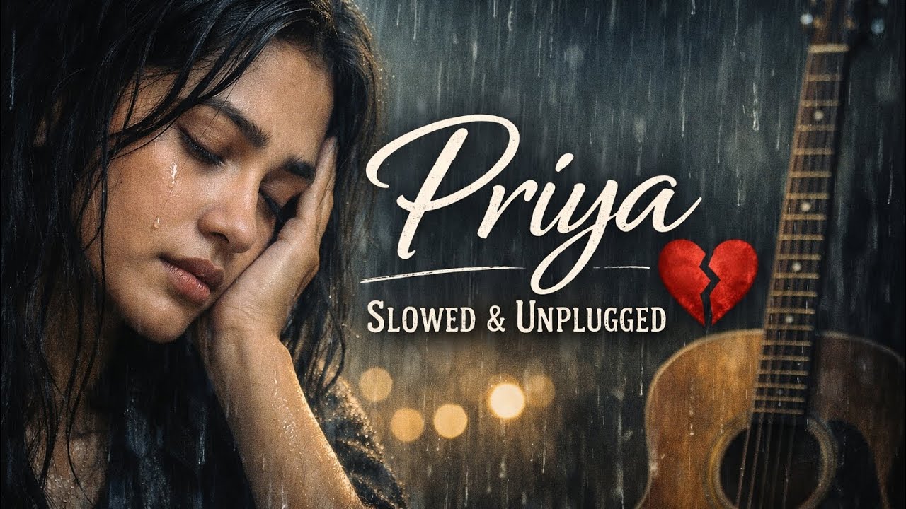 Priya 💔 Slowed & Unplugged Bengali Sad Song 🥀 Trending Heartbreaking Song New Release [By Pradip]