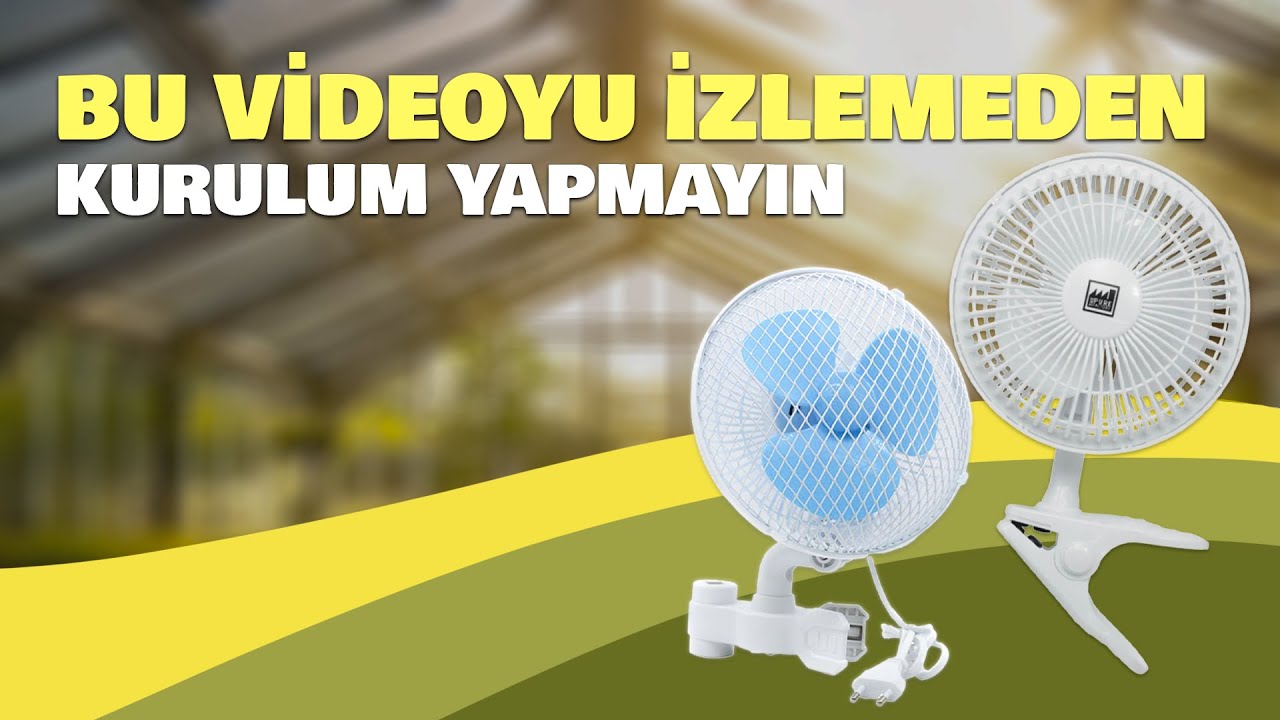 Grow Kabin Vantilatörü Kurulumu | Vantilatörler Neden Önemli?