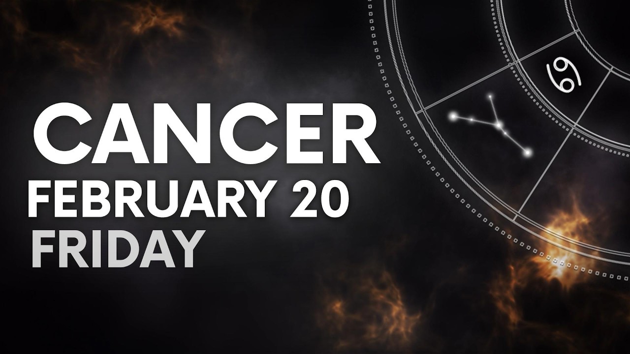 CANCER - TODAY HOROSCOPE - February 21, 2026