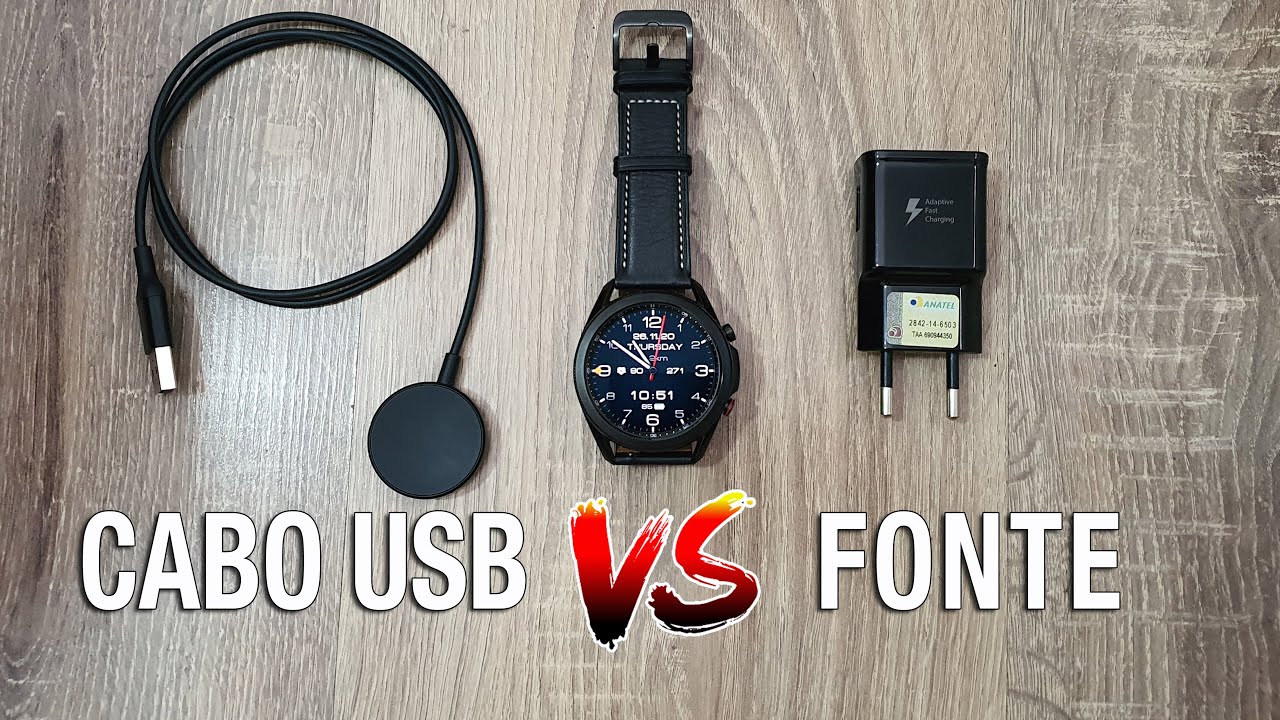 GALAXY WATCH 3: CARREGA MAIS RÁPIDO NA FONTE OU NA PORTA USB? DESCUBRA E SE SURPREENDA