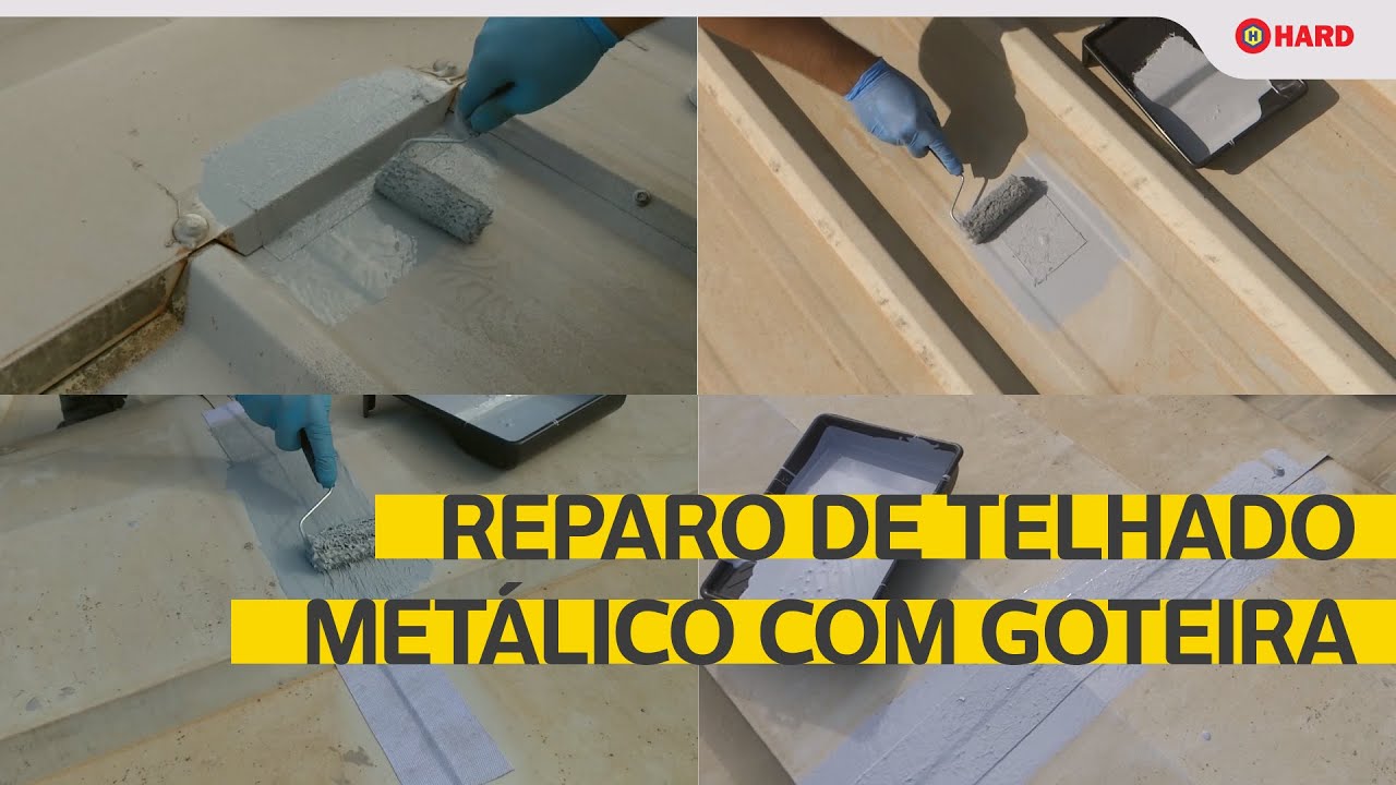 Como fazer refor&ccedil;o nas impermeabiliza&ccedil;&otilde;es em telhado met&aacute;lico com o Impermeabilizante RR 500 ECO