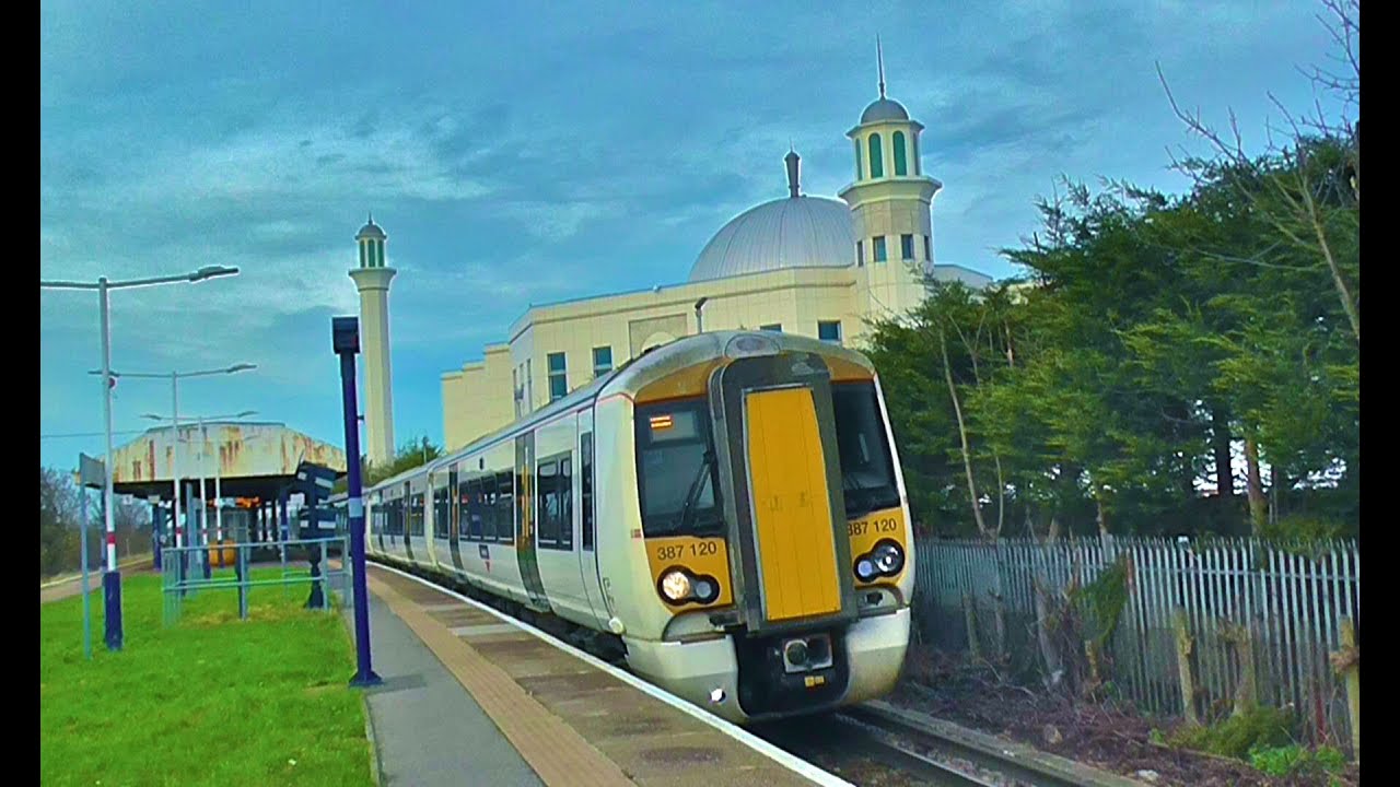 Thameslink Class 387s - 387103 + 387120 On The Sutton Loop At Morden South & Sutton Common