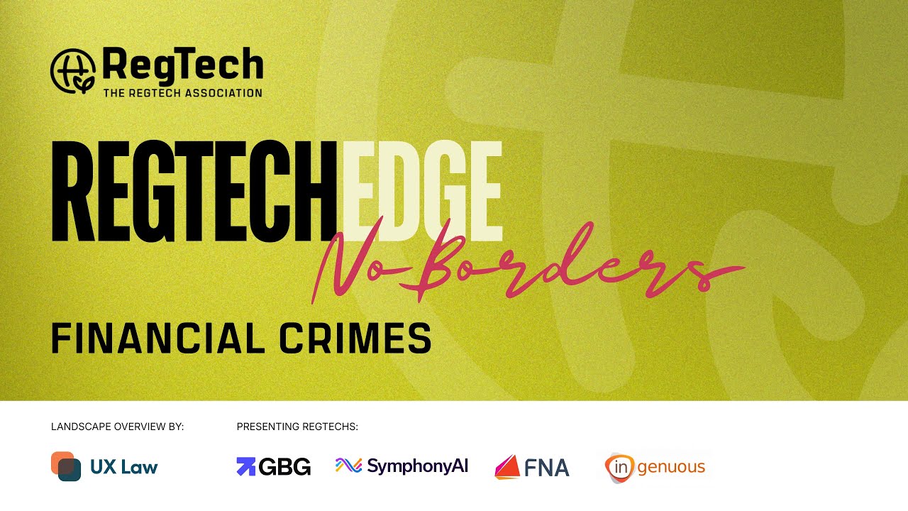 Financial Crimes | #RegTechEdgeNoBorders (5 February 2026)