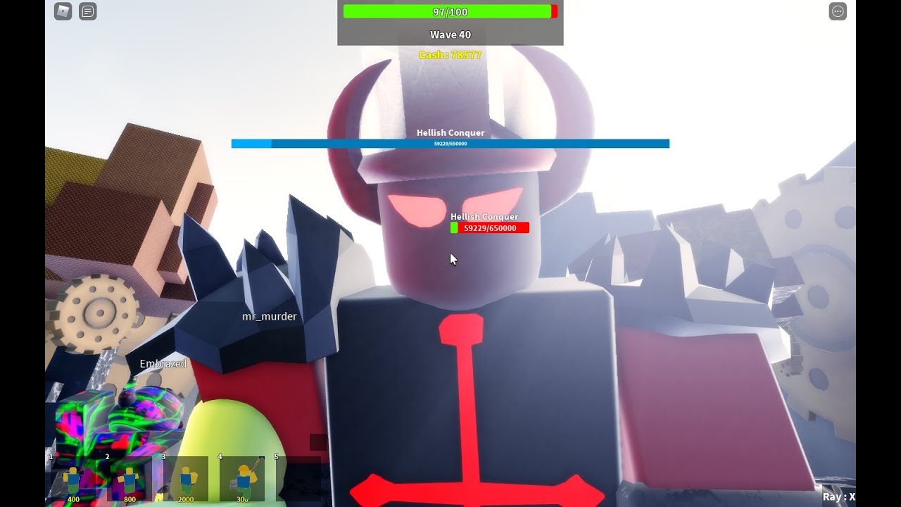 Newbie tower defense Hard mode Triumph