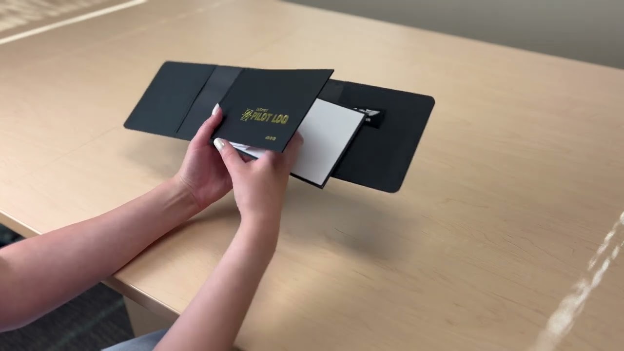 The Standard&reg; SP-30 Pilot Logbook Cover from ASA