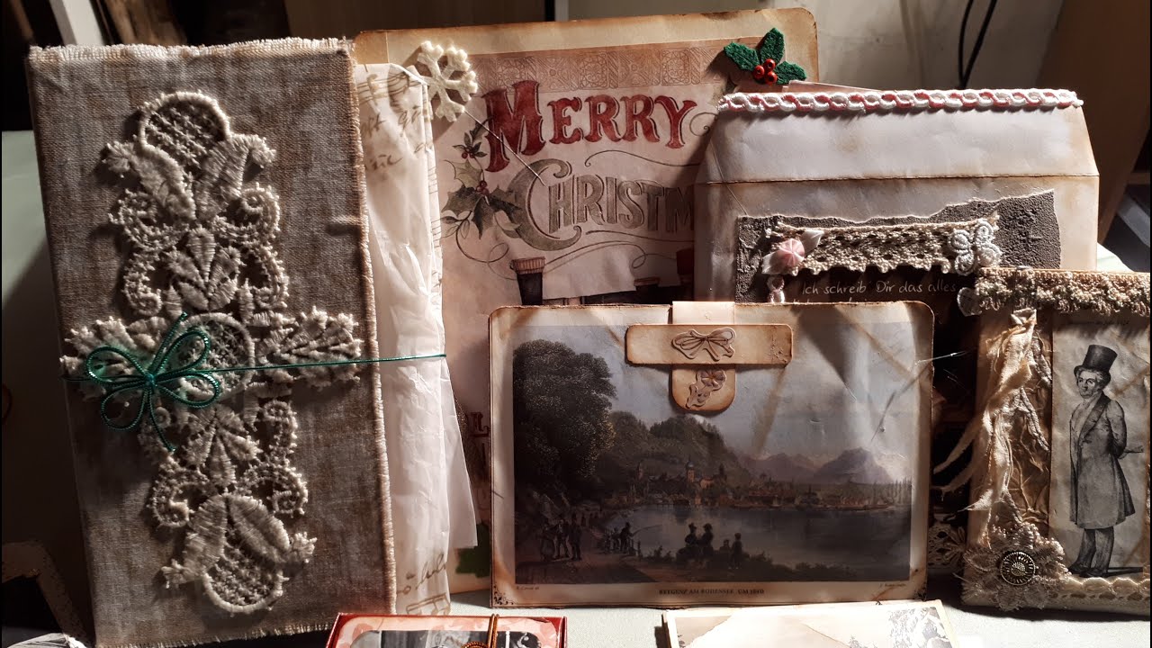 Mein Adventskalender❤️ 2025/DIY,Vintage,Junk Journal von Simone❤️❤️❤️#Inspiration 