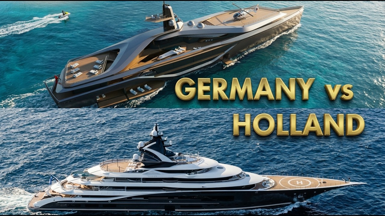 German Engineering vs Dutch Design: Which Superyacht is Better?