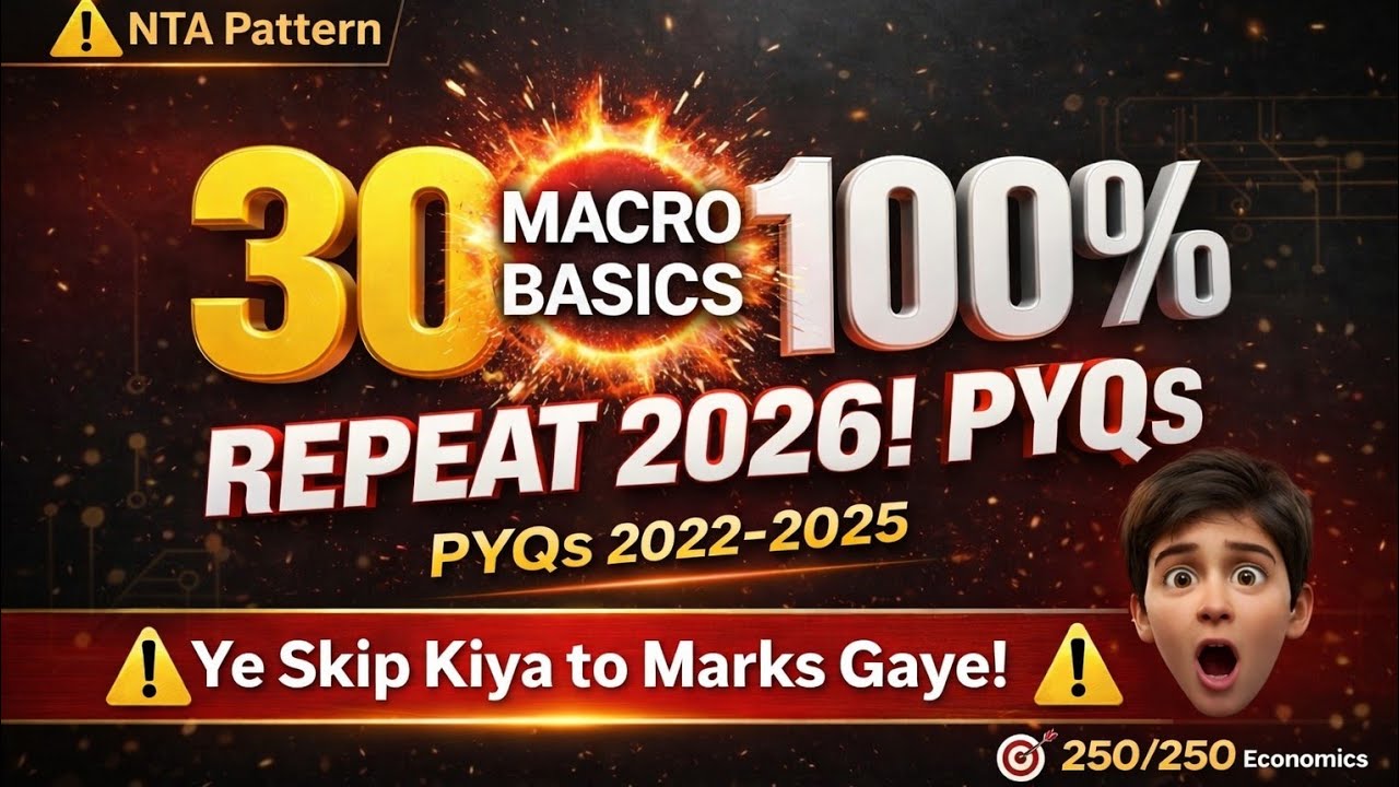  CUET UG 2026 : Introduction and some basic concepts of macro pyq