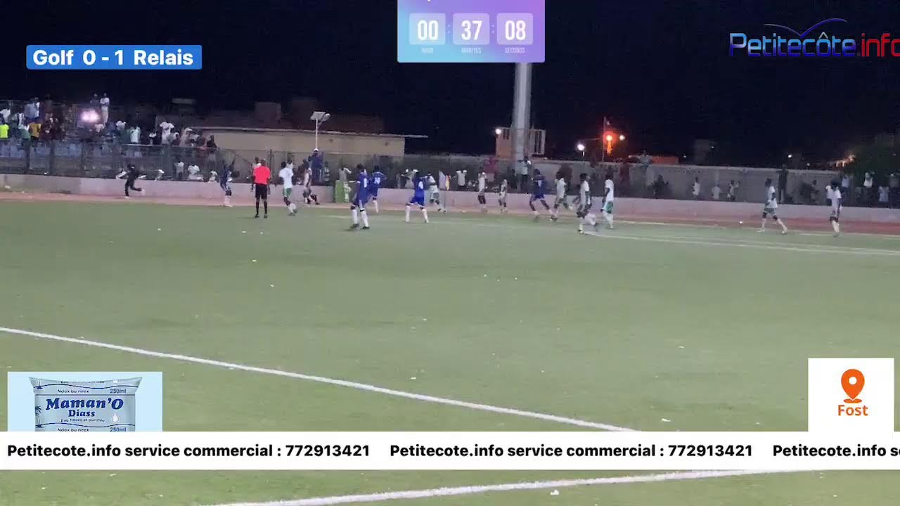 1/8 de final coupe du Maire C3 de l’ODCAV de Mbour  Golf vs Relais deuxième mi-temps