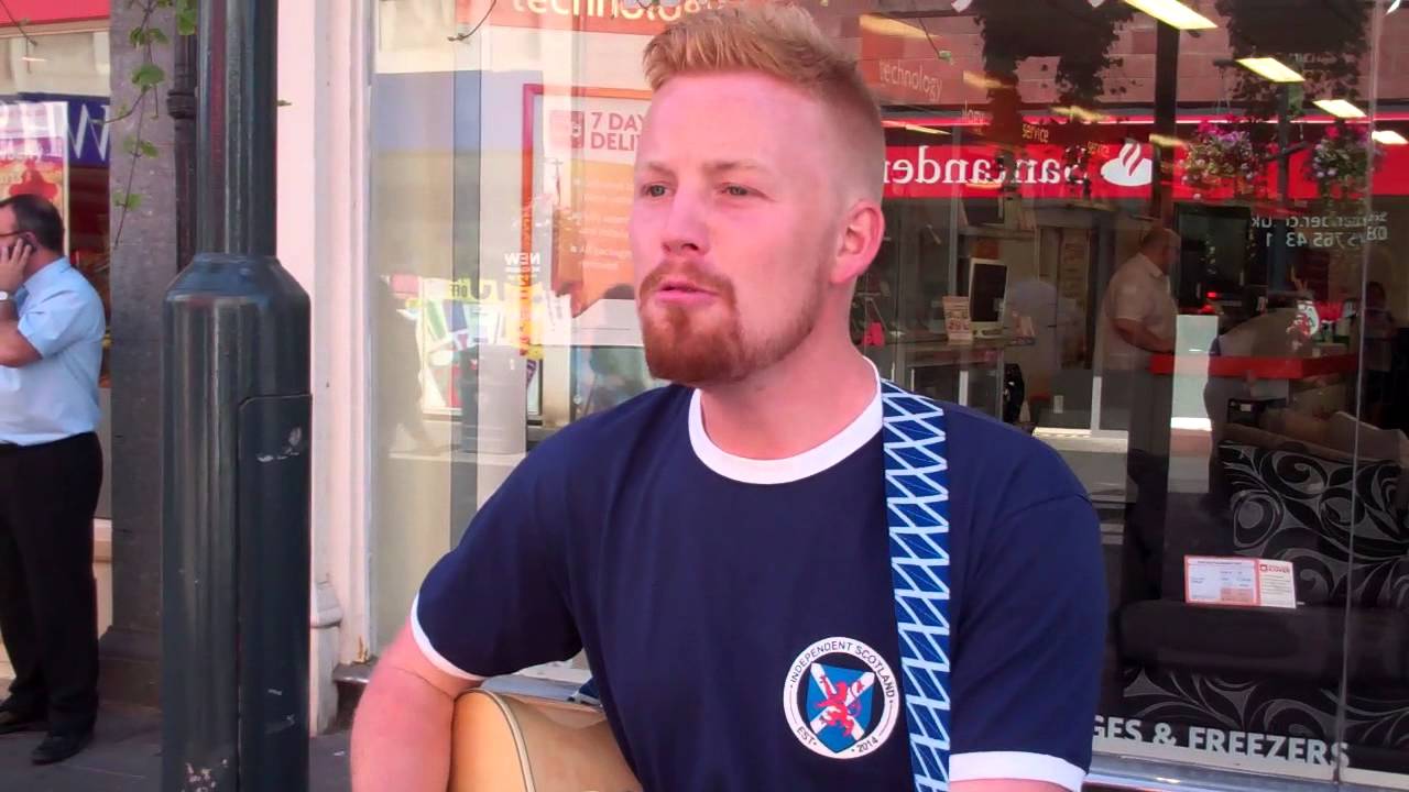 Street Singer Perth Perthshire Scotland