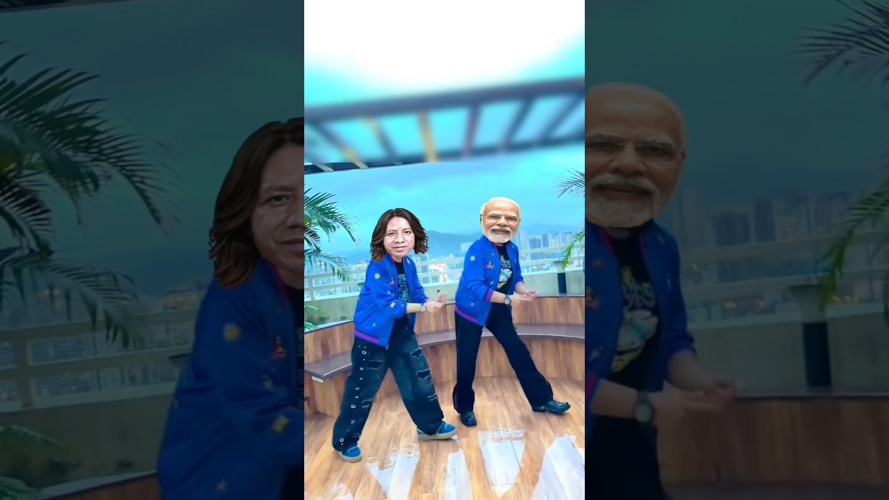 Modiji Aur Yogiji Ne Soniaji Ke Sath Dhamal Kar Diye | Modi Yogi Dance Comedy #shorts #funnydance