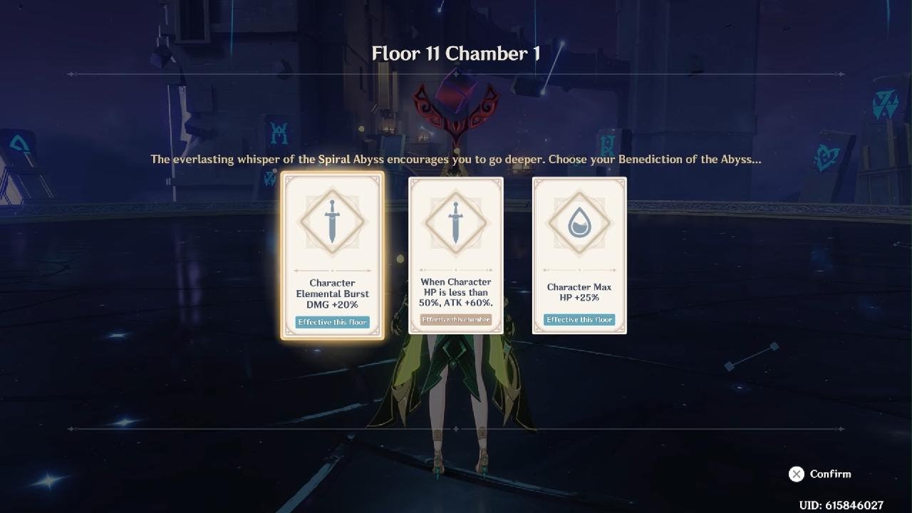 I Completed Floor 12 Spiral with Columbina and w/o Ineffa