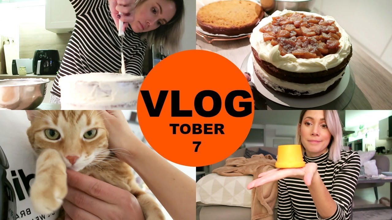 Pumpkin Spice Torte, Peaches der Dieb & Lush Paket - VLOGTOBER 7 | funnypilgrim