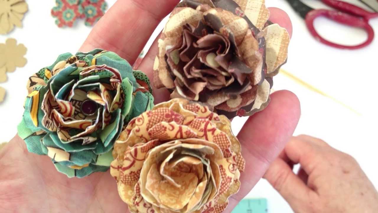 Paper Flower Tutorial 2 .... and then there were more!