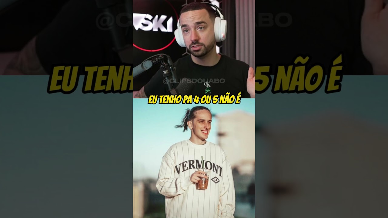 TIAGOVSKI FALA DO RUBEN EX #tiagovski #vski #shorts #jamiedrake