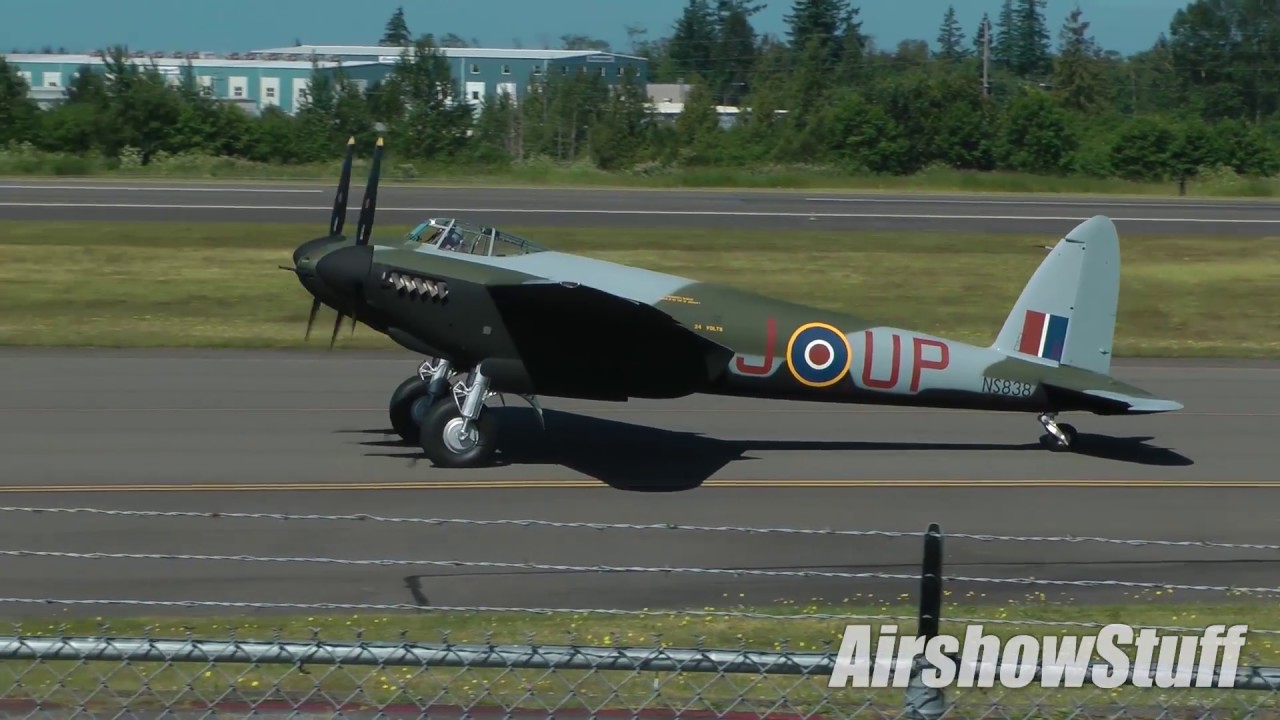 FHCAM DH.98 Mosquito - First US Test Flight!