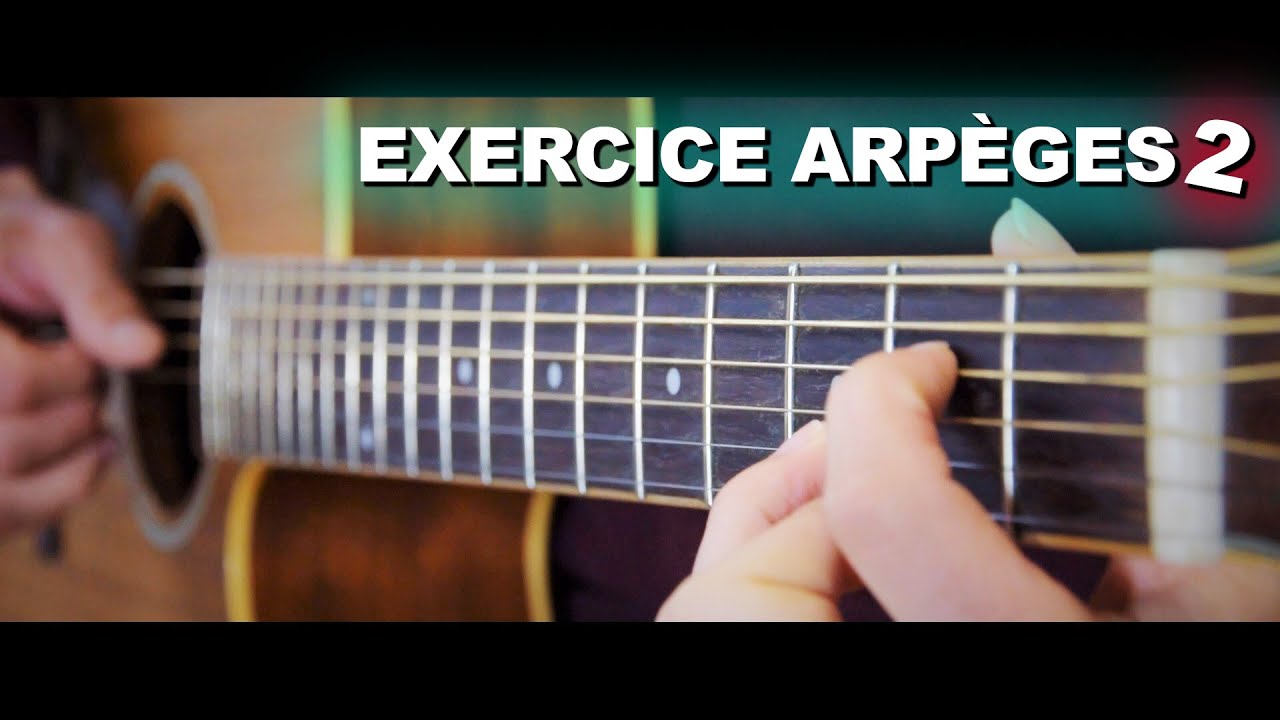 UN MAGNIFIQUE MORCEAU pour s'exercer aux ARPÈGES ! - TUTO GUITARE FACILE