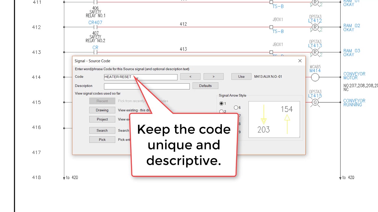 Lesson 8 - Source and Destination Arrows | AutoCAD Electrical