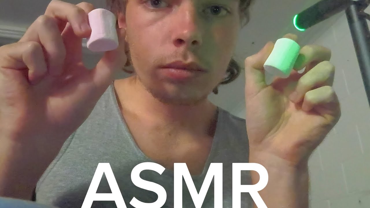 ASMR Marshmallows Eating And Talking about Things I Like (ASMR)