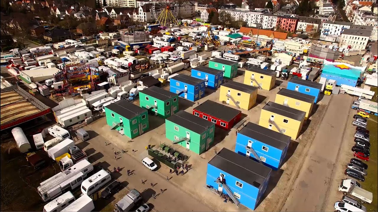 Flüchtlingsdorf auf Jahrmarkt-Gelände: Passt das zusammen?