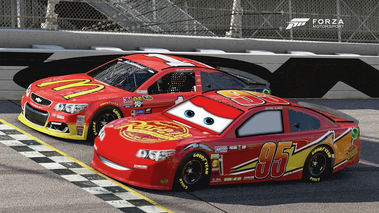 Lightning McQueen Photo Finish! | Forza Motorsport 6 | NASCAR Expansion