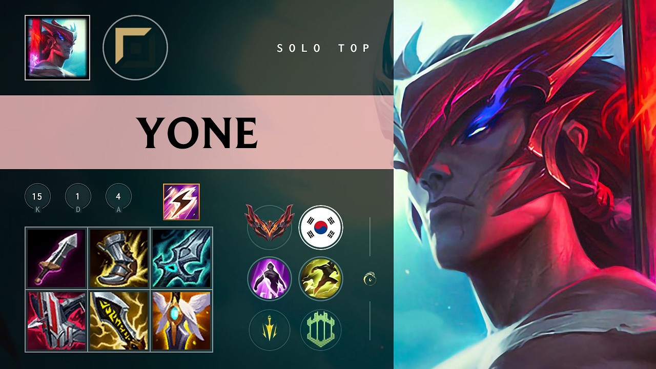 Yone Top vs Sion - KR Grandmaster Patch 26.09