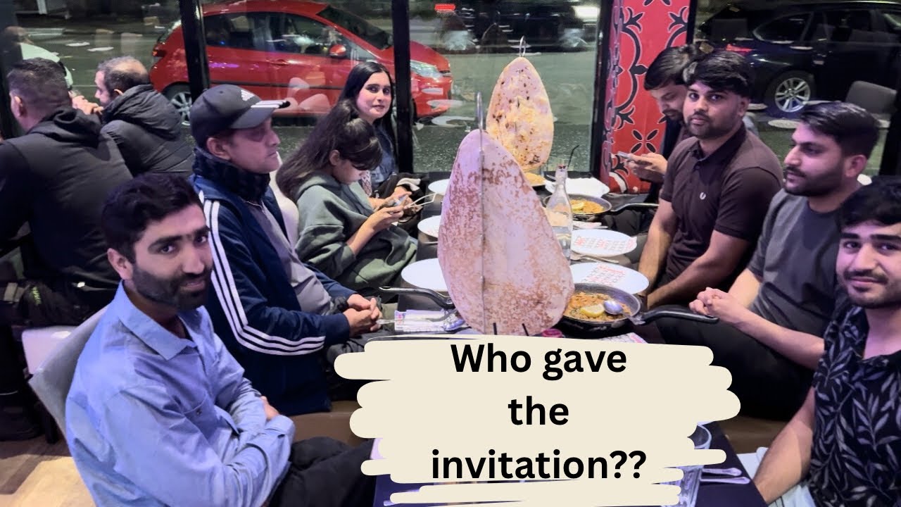 Trying Pakistani Food in Glasgow, Uk🇵🇰🇬🇧|| Special Invitation Dinner || Who Invited Us?🤔||